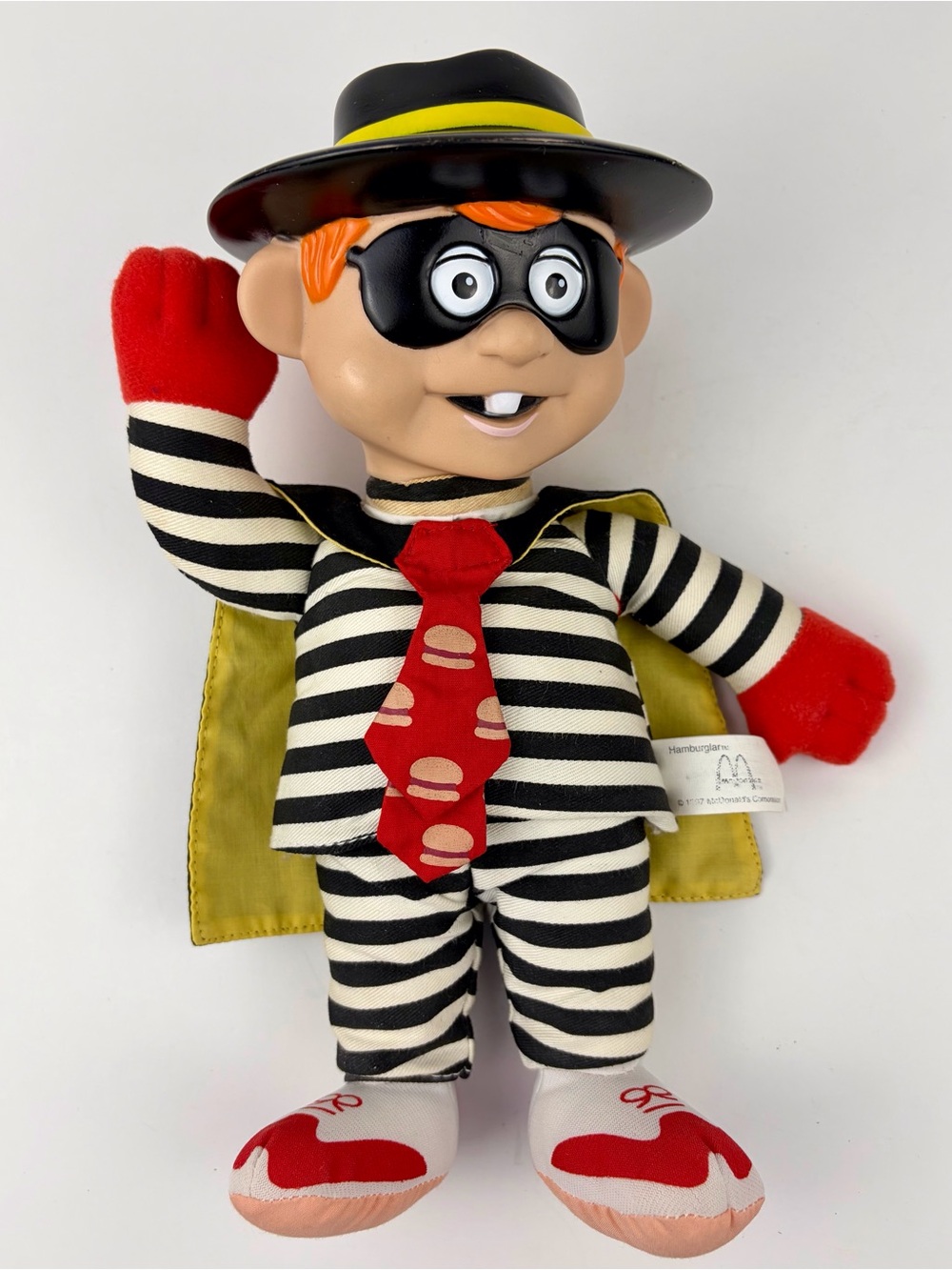 1997 McDonald's Hamburglar Plush Doll Collectible Figure 10.5 inch Rare HTF